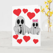 Carte J'aime Boo Papa de Fille (Fleur jaune)