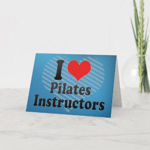Carte J'aime des instructeurs de Pilates