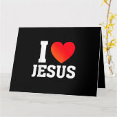 Carte J'aime Jésus (Fleur jaune)