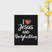 Carte J'Aime Jésus Et La Construction Du Corps Chrétien (Fleur jaune)