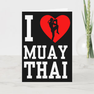 Carte J'aime la boxe amateur Muay Thai Arts martiaux com