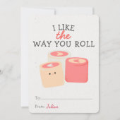 Carte J'aime la façon dont vous faites rouler la salle d (Devant)