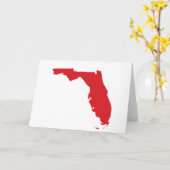 Carte J'aime la Floride (Fleur jaune)