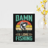Carte J'aime la pêche (Fleur jaune)