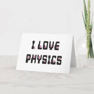 Carte J'aime la physique