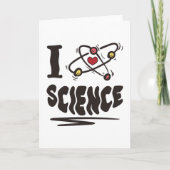 Carte J'aime la science (Devant)