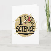 Carte J'aime la science (Devant)