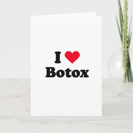 Carte J'aime le botox (Devant)