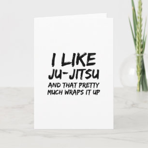 Carte J'aime le ju-jitsu