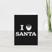 Carte J'aime le Père Noël (Devant)