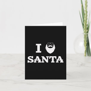 Carte J'aime le Père Noël