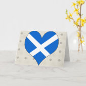 Carte J'aime l'Écosse (Fleur jaune)