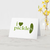Carte J'aime les chicelles (Fleur jaune)