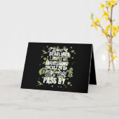 Carte j'aime les délais j'aime le son de la foutaise (Fleur jaune)