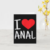 Carte J'aime les fesses drôles (Fleur jaune)