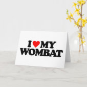 CARTE J'AIME MA FEMME (Fleur jaune)