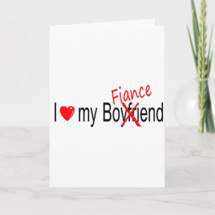 Carte J'Aime Ma Fiance