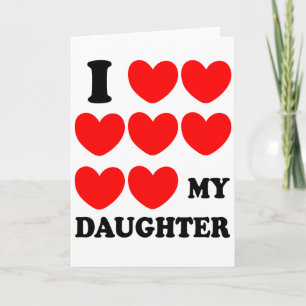 Carte J'Aime Ma Fille