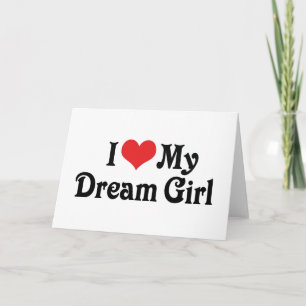 Carte J'Aime Ma Fille De Rêve