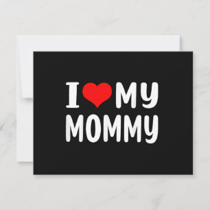 Carte J'aime ma maman drôle pour maman maman