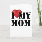 Carte J'aime ma mère (Devant)