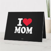Carte J'aime maman (Dos)