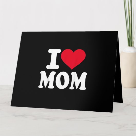 Carte J'aime maman (Devant)