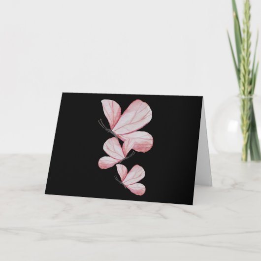 Carte J'Aime Mes Cadeaux Papillon (Devant)
