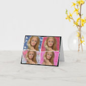 Carte J'aime mes poupées (Fleur jaune)
