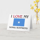 Carte J'aime mon ami somalien (Fleur jaune)