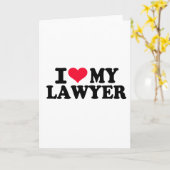 Carte J'aime mon avocat (Fleur jaune)