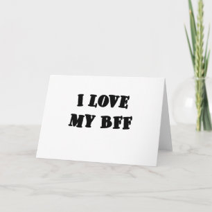 Carte J'aime mon BFF