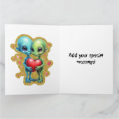 Carte J'aime mon extraterrestre (Intérieur)