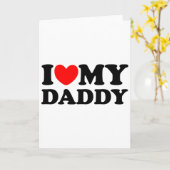 Carte J'Aime Mon Papa (Fleur jaune)