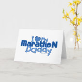 Carte J'Aime Mon Père Marathon (Fleur jaune)
