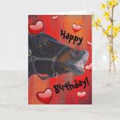 Carte J'Aime Mon Poney ! Cute Equestrian (Fleur jaune)