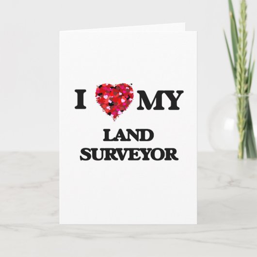 Carte J'aime mon Surveyor (Devant)