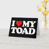CARTE J'AIME MON TOAD (Fleur jaune)