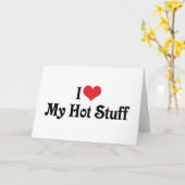 Carte J'Aime Mon Truc Chaud (Fleur jaune)