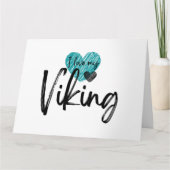 Carte J'aime mon Viking (Devant)