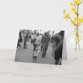 Carte J'aime New York (Fleur jaune)