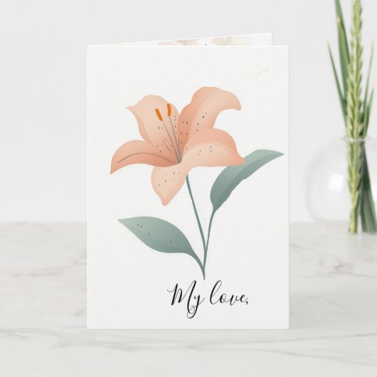 Carte "J'aime notre vie ensemble" (Devant)