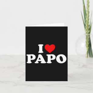 Carte J'aime Papo