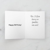 CARTE J'AIME PARTAGER LES ANNIVERSAIRES AVEC VOUS / NOTR (Intérieur)
