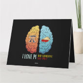 Carte J'Aime Pi Quelqu'Un A Dit Pie (Dos)