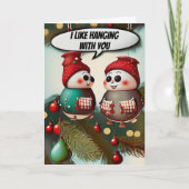 Carte J'Aime Presser Avec Vous Pendant Les Fêtes De Noël (Devant)
