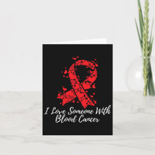 Carte J'Aime Quelqu'Un Avec Sensibilisation Au Cancer Du