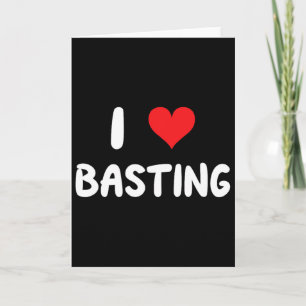 Carte J'aime Sting - Cœur Cuisine Cuisinier Dinde Que