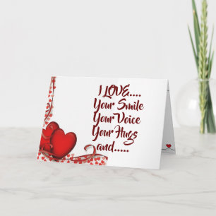 CARTE "J'AIME TOUT POUR VOUS" **NOTRE ANNIVERSAIRE**
