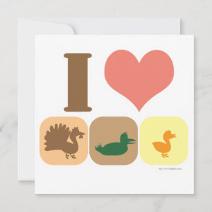 Carte J'Aime Turducken !